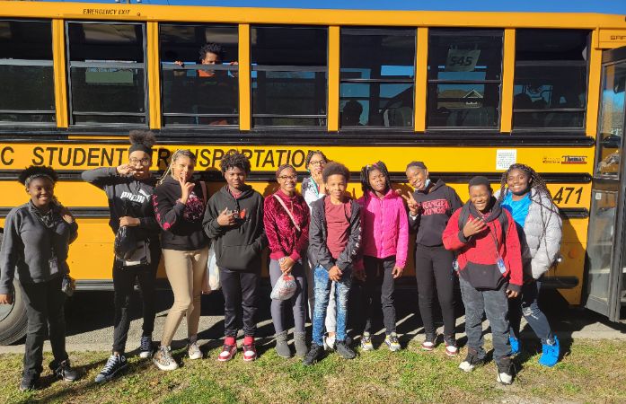  Brewer Students Bus Tour Visit to King 